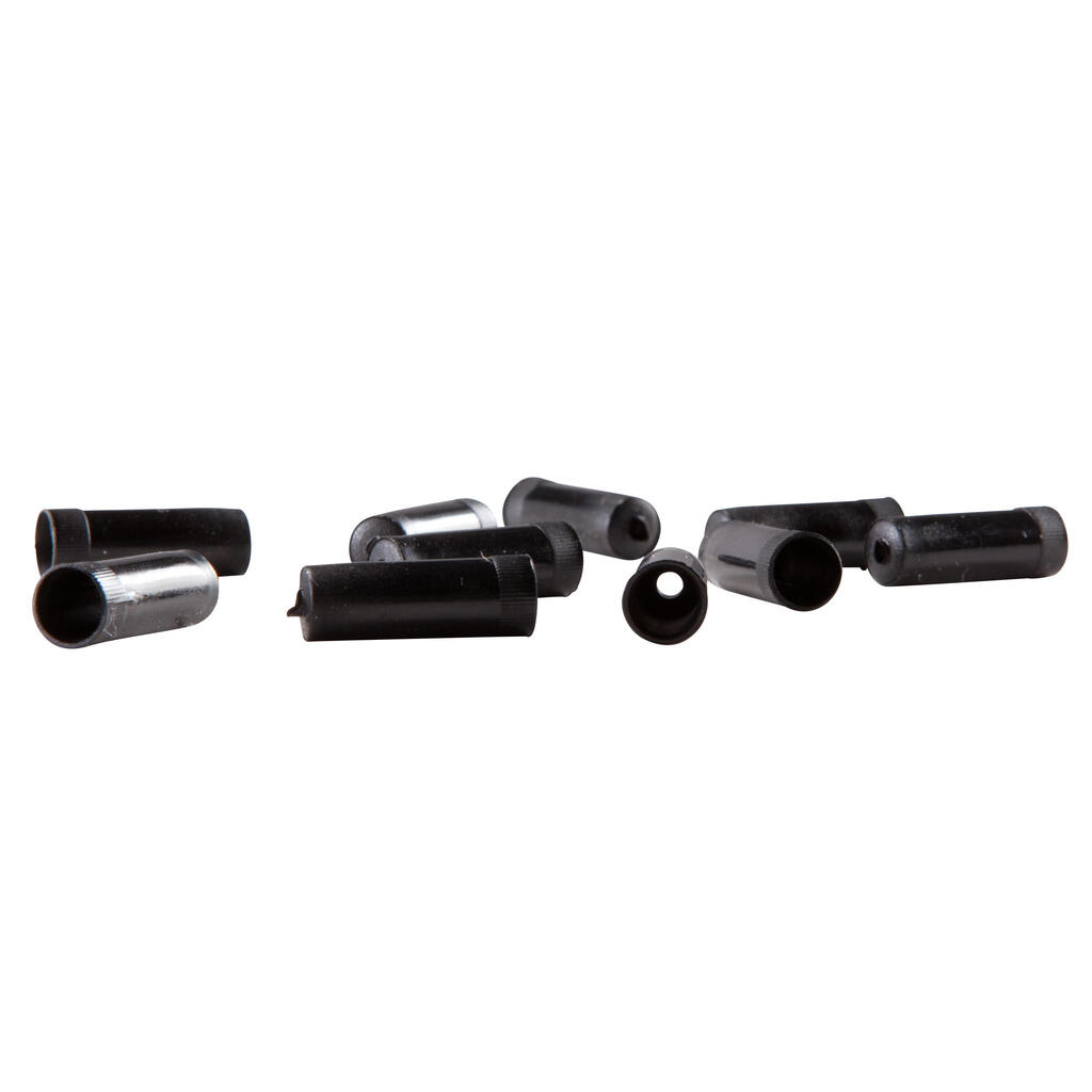 Topes para cable de cambios bicicleta x2 HYTR -  negro