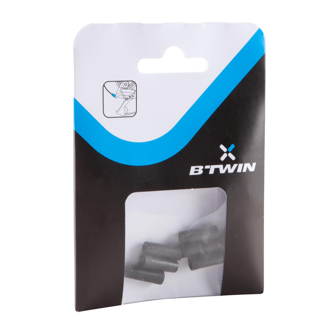 Topes para cable de cambios bicicleta x2 HYTR -  negro