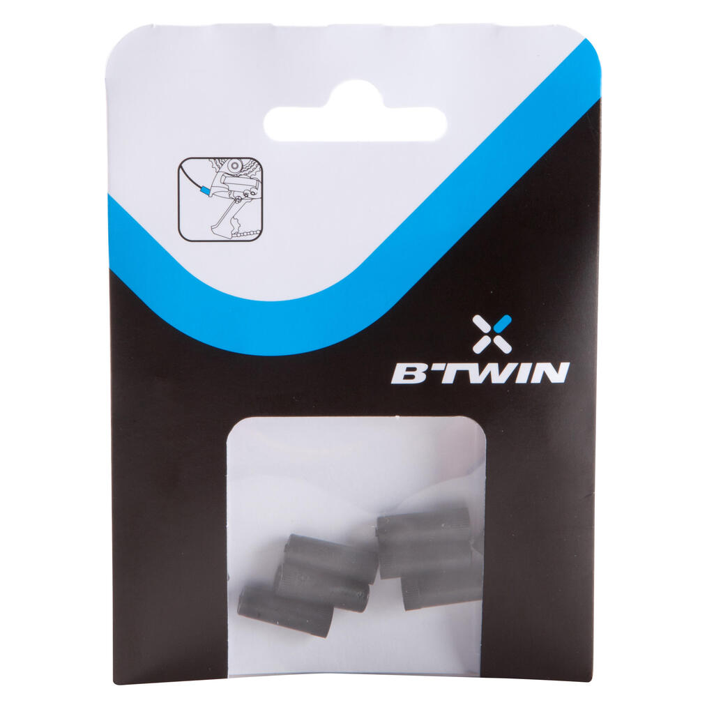 Topes para cable de cambios bicicleta x2 HYTR -  negro