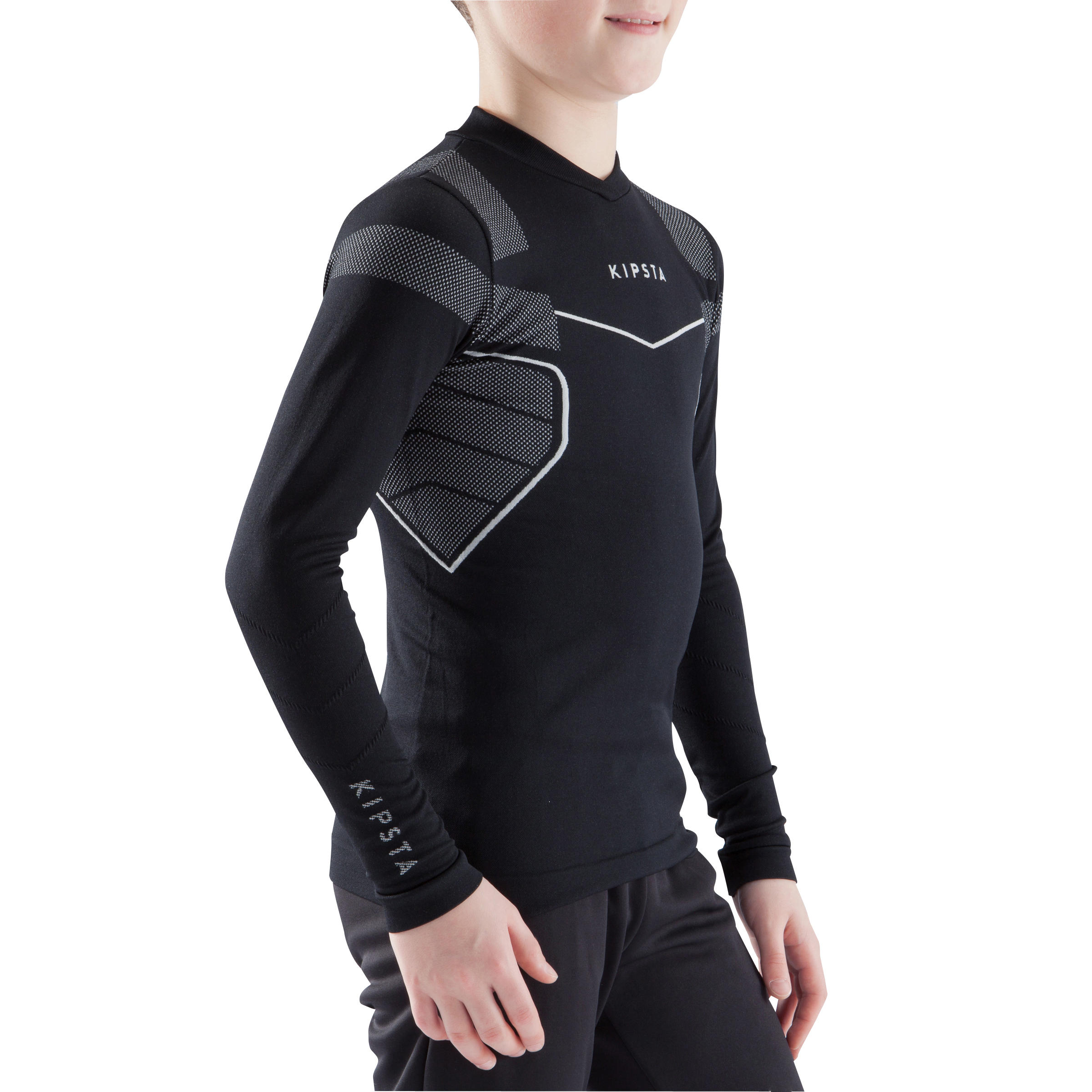 Keepdry 500 Kids' Base Layer - Black 2/9