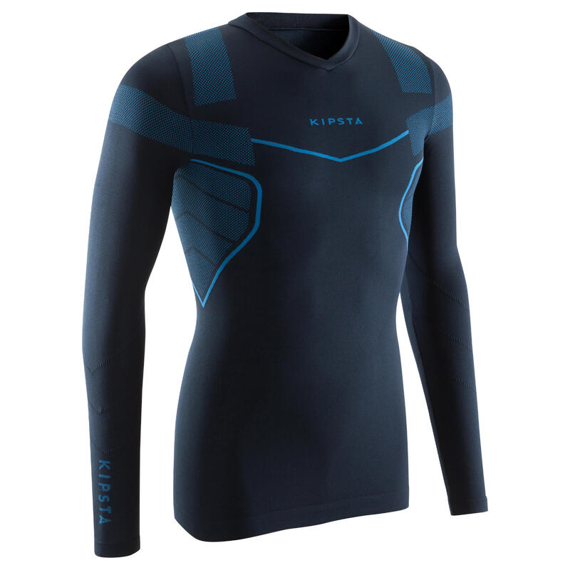 Keepdry 500 Adult Breathable Long Sleeve Base Layer Top - Navy Blue