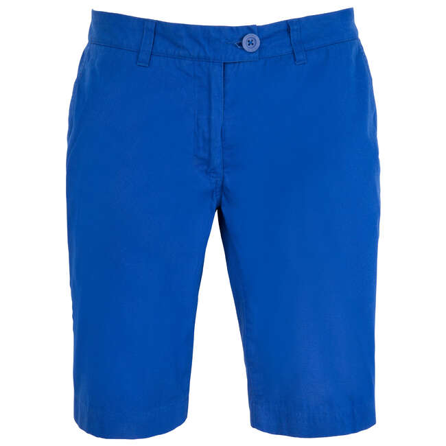 TRIBORD 100 Women's Sailing Bermuda Shorts Electric Blue...