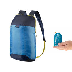 Ultra-Compact Travel 10 Litre Rucksack - Blue