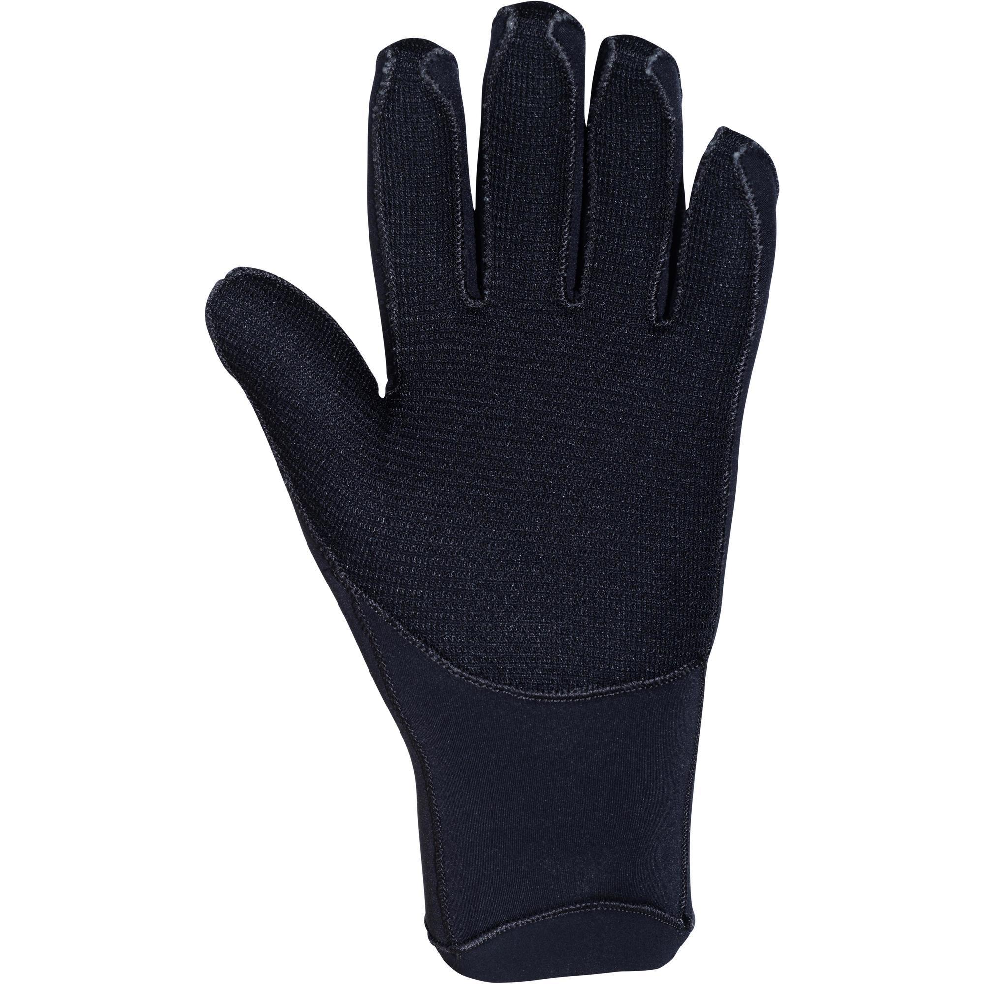 6.5mm neoprene diving gloves - black