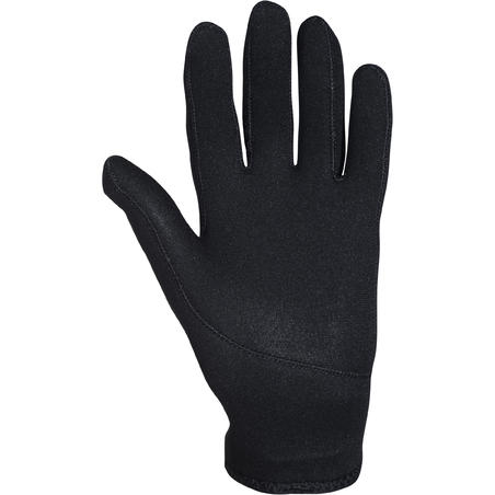 Gants plongée néoprène 2mm - noir