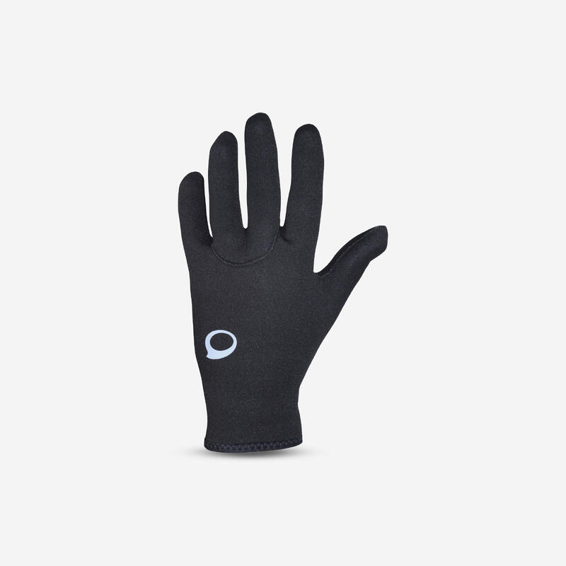 Gants plongée néoprène 2mm - noir