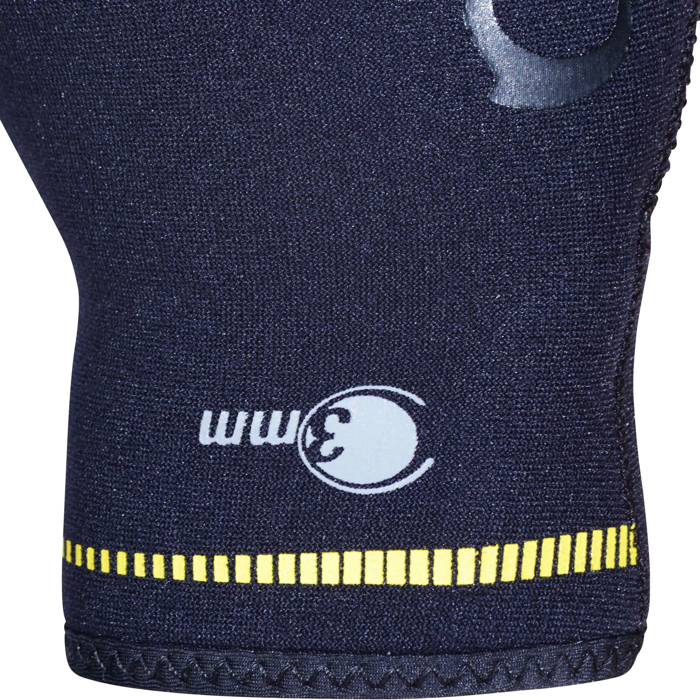 Diving gloves 3 mm neoprene black 4/9