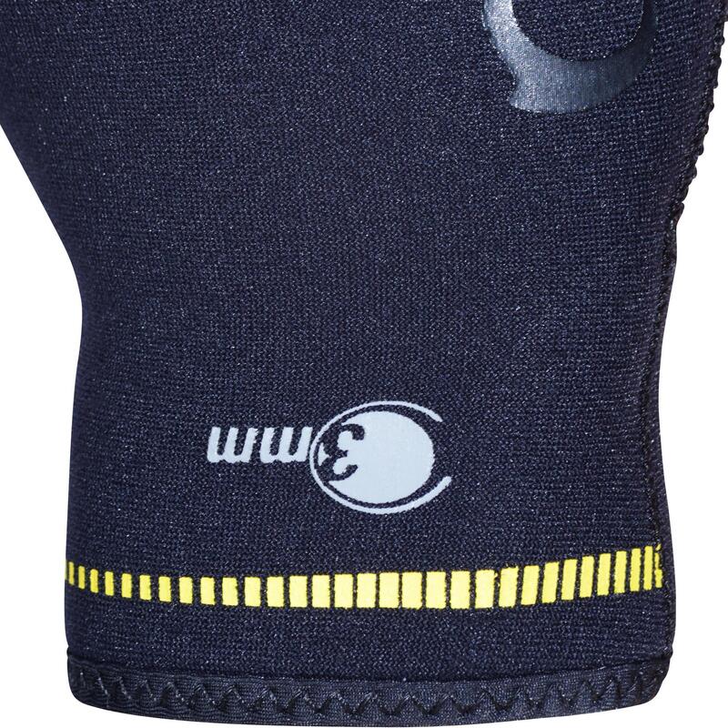 Neoprenové rukavice na potápění 3 mm černé