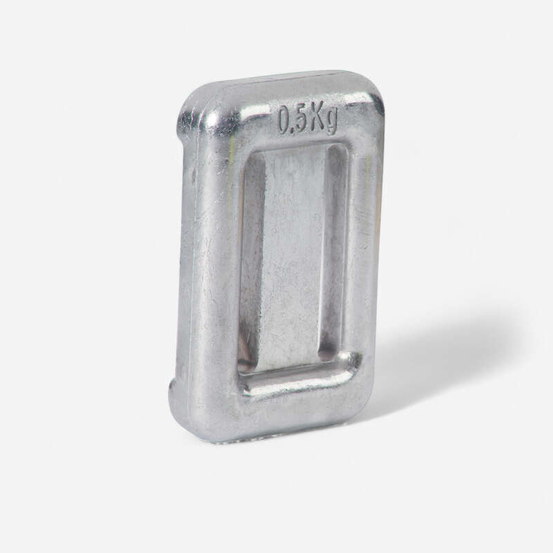 SUBEA 500g uncoated lead underwater diving weight Decathlon