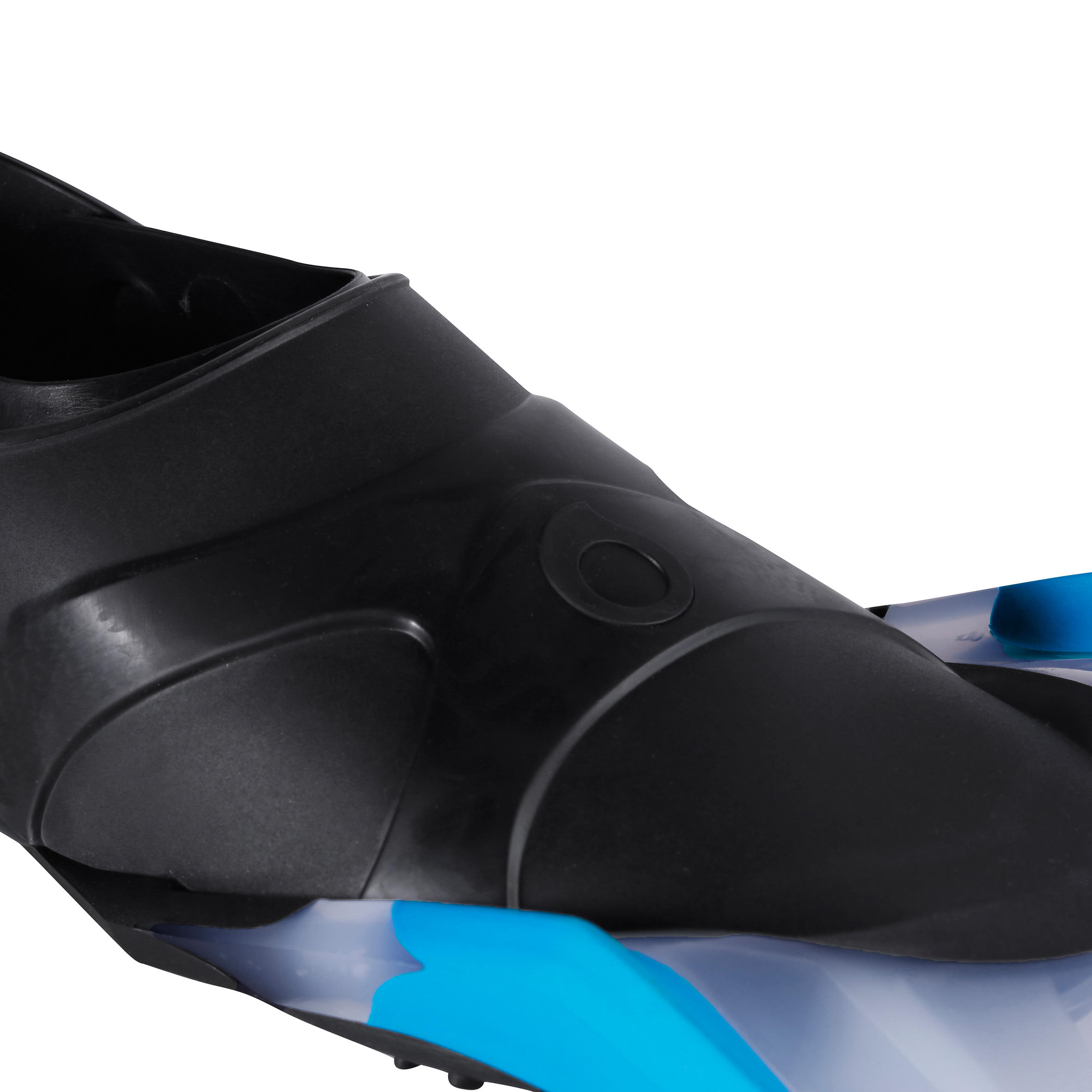 540 Adult Snorkelling and Scuba Diving Fins - Translucent Blue 7/9