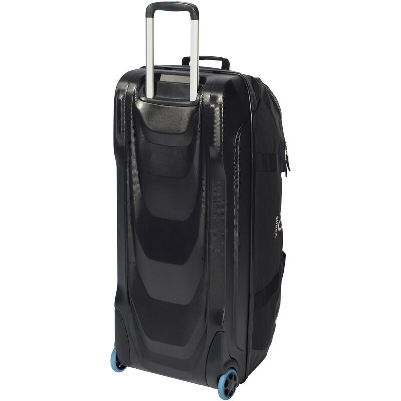 Bolsa de viaje maleta buceo Subea con ruedas SCD 90 L Negra y Azul