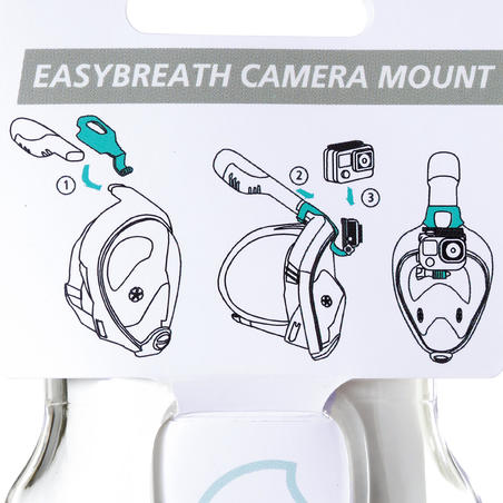 Clip de fixation minicam pour masque EasyBreath