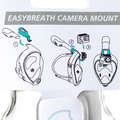 SNORKELING MASKS, SNORKELS, ACCESSORIES Snorkeling - Easybreath Camera Mount SUBEA - Snorkeling