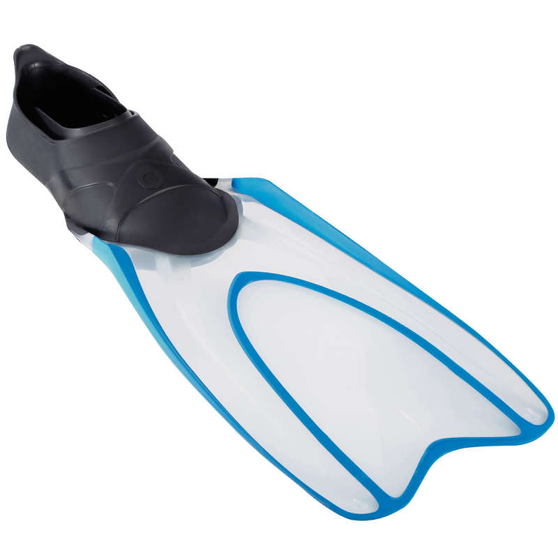 SUBEA 540 Adult Snorkelling and Scuba Diving Fins Translucent...