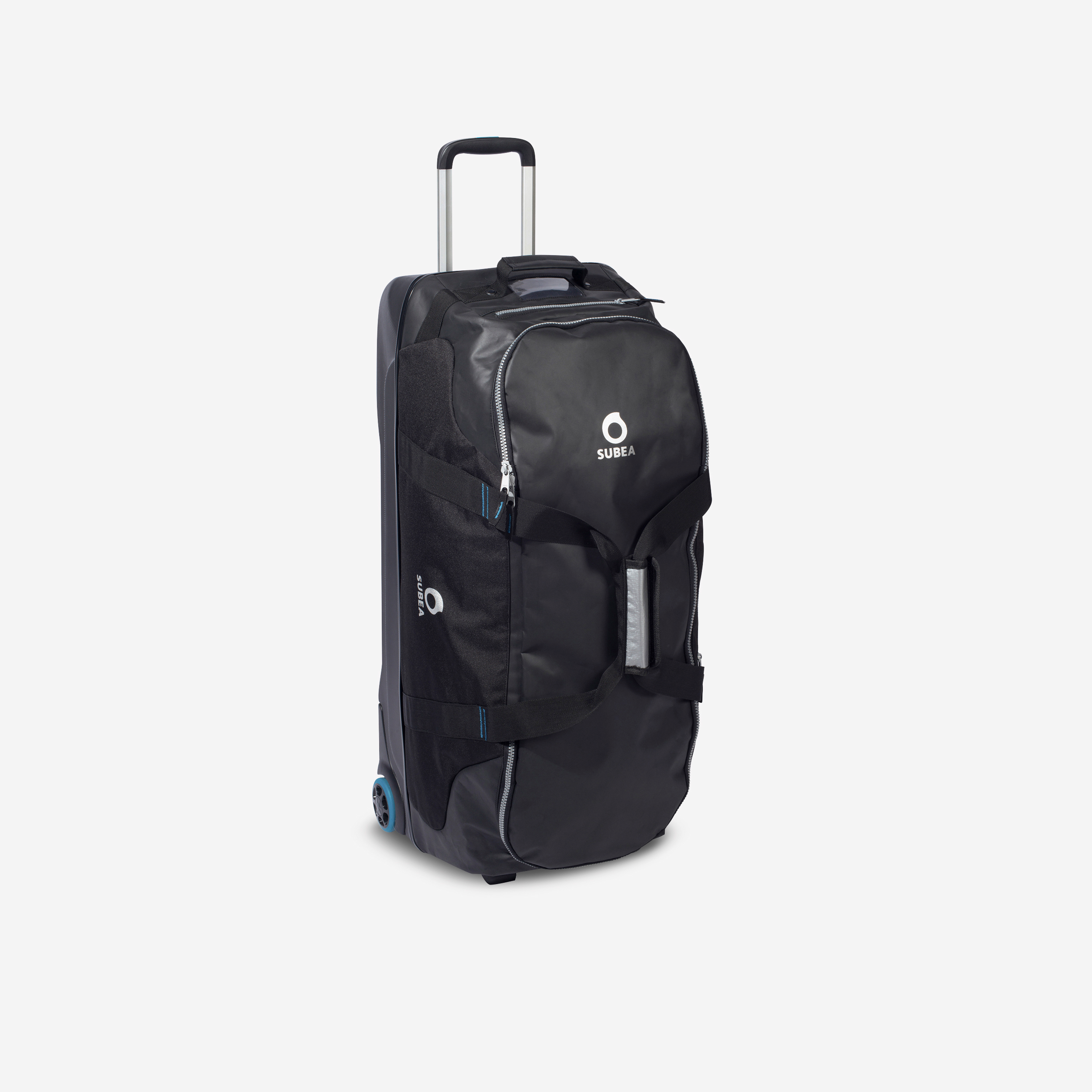Sac de voyage de plongée à roulettes coque rigide scd 90 l trolley noir/bleu - Bagagerie - SUBEA- Clubs - Entreprises - Collectivités - Associations