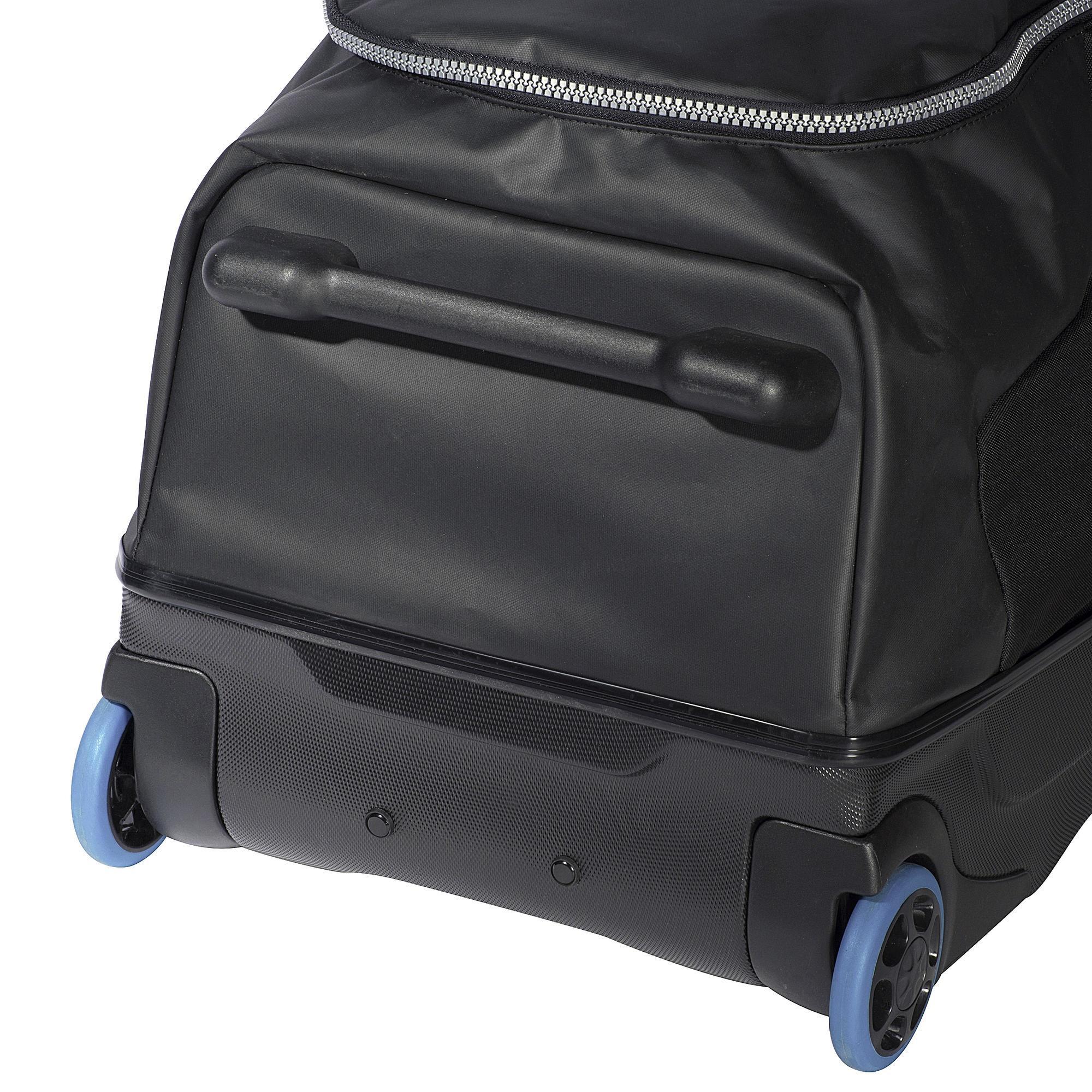 SCD 90 L trolley hard-shell wheeled diving travel bag black/blue