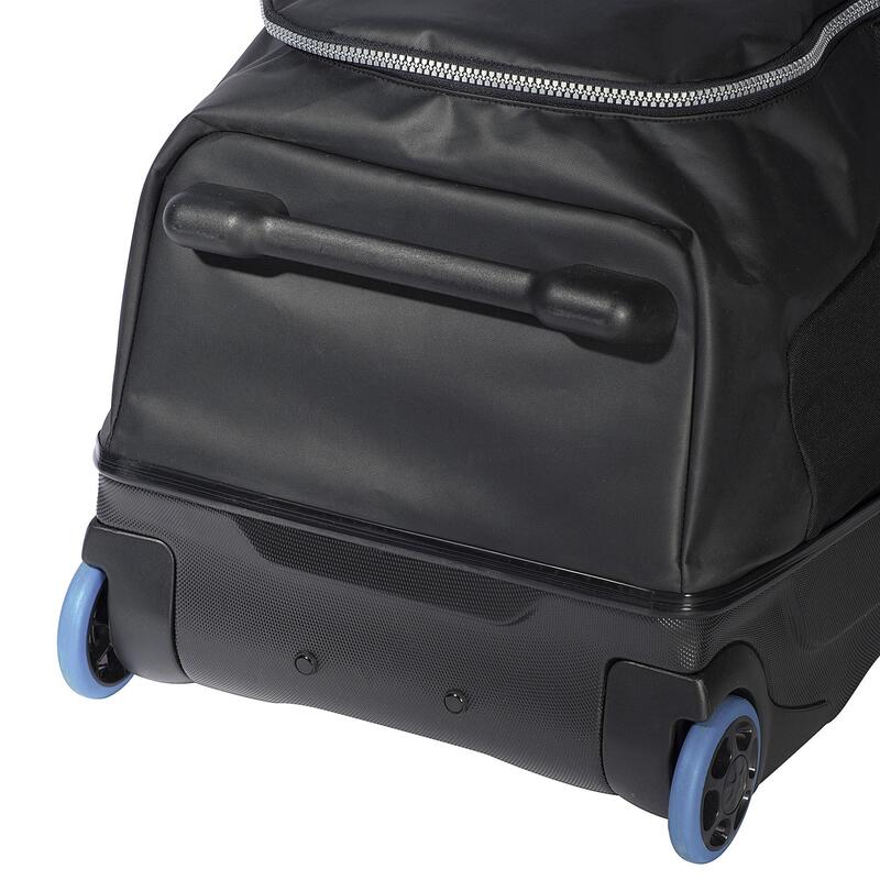 Sac de voyage de plongée à roulettes coque rigide SCD 90 L trolley noir/bleu