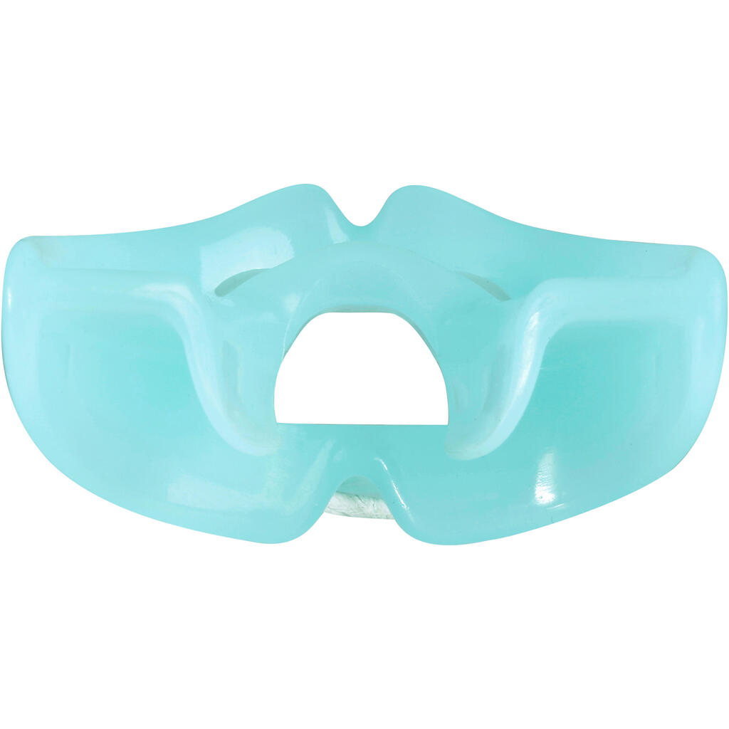 Scuba diving mouthpiece regulator monodensity for women and children in blue