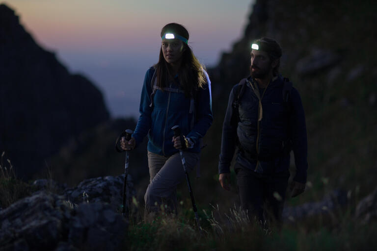 Quechua Onnight 100 trekking head torch, 80 lumens