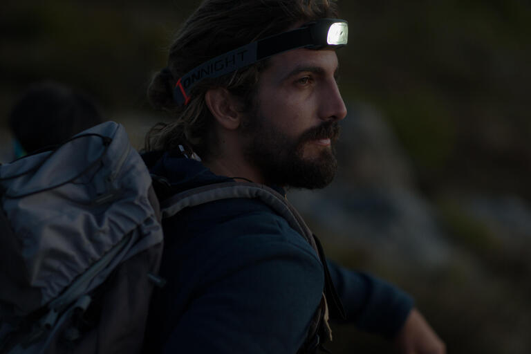 Quechua Onnight 100 trekking head torch, 80 lumens