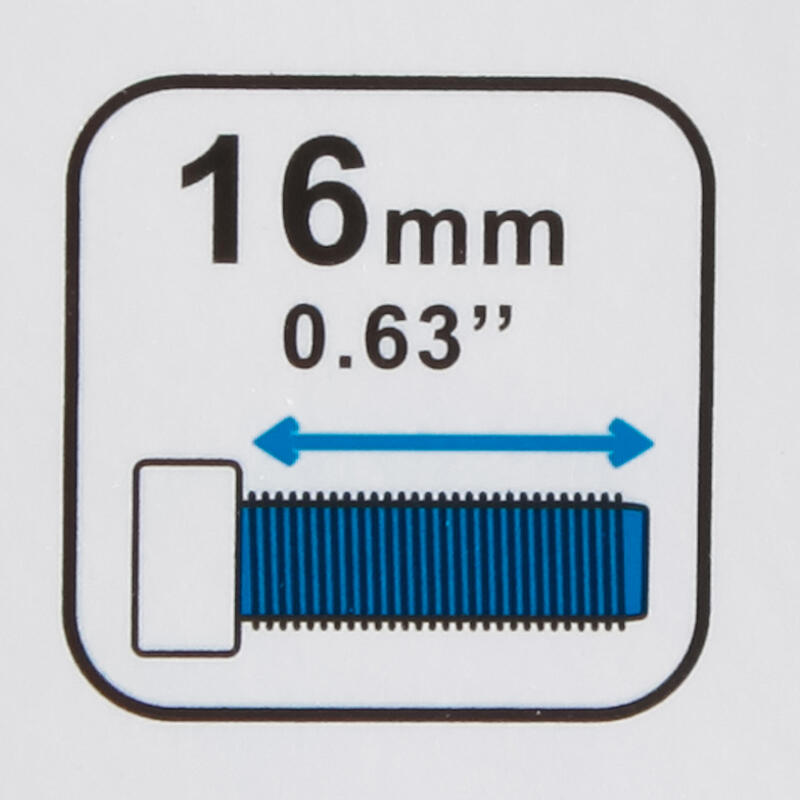 Schroefset voor bidonhouder 16 mm