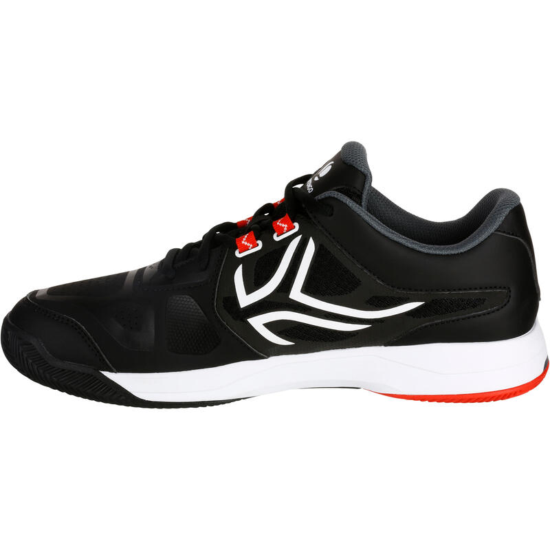 Scarpe tennis uomo TS560 nero-rosso