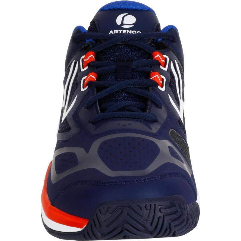 ZAPATILLAS DE TENIS HOMBRE TS560 AZUL MARINO ROJO MULTI TERRENO 