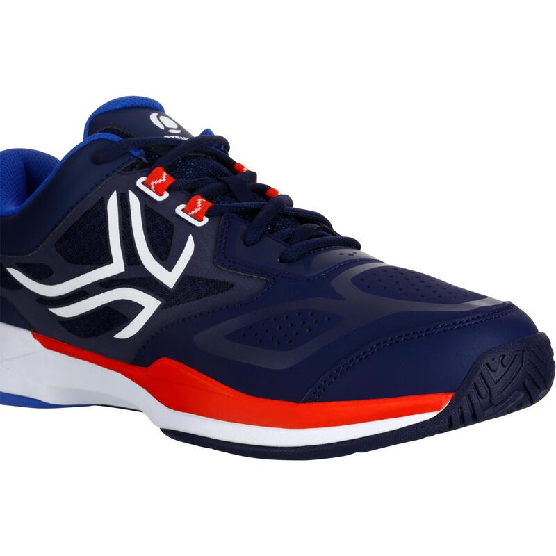 ZAPATILLAS DE TENIS HOMBRE TS560 AZUL MARINO ROJO MULTI TERRENO 