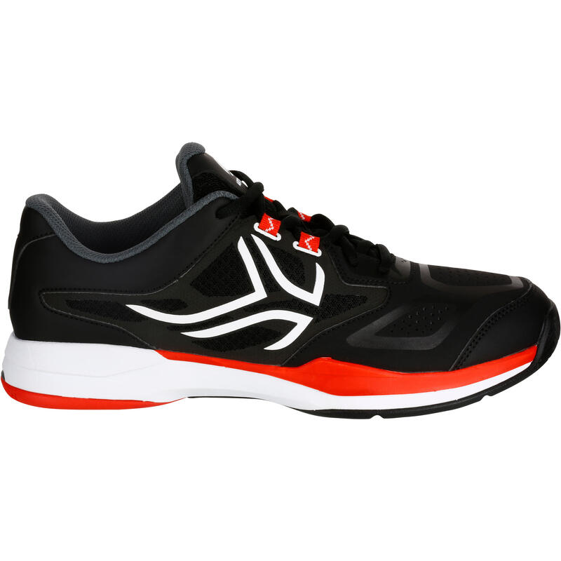 Scarpe tennis uomo TS560 nero-rosso