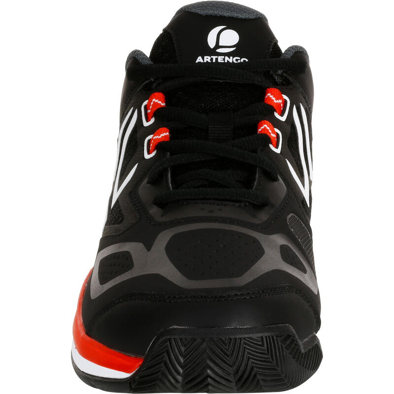 Scarpe tennis uomo TS560 nero-rosso