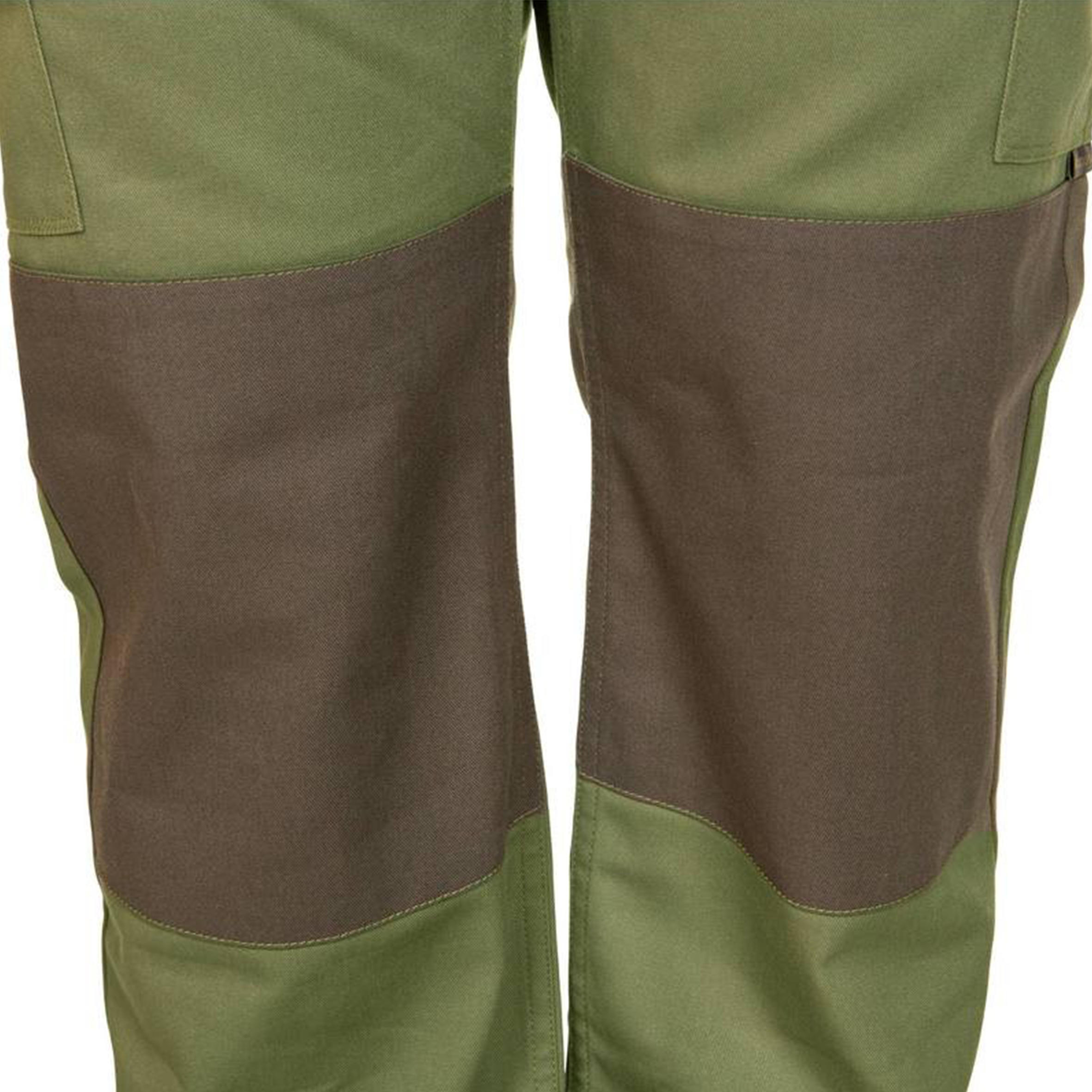Mens Regular Trousers  Steppe 300 woodland green  Decathlon KSA