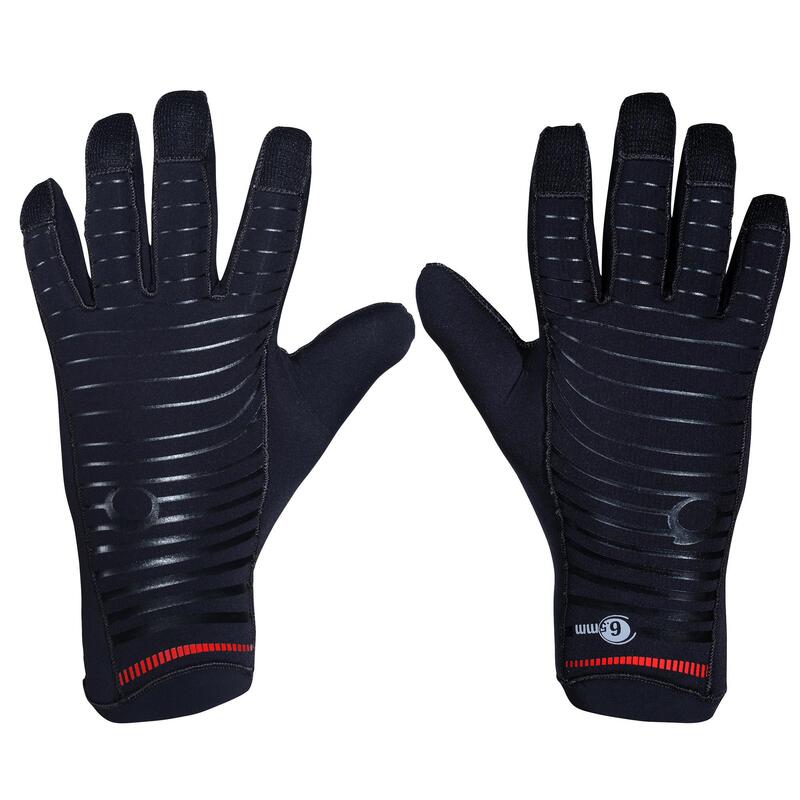 Gants plongée néoprène 6.5mm - noir