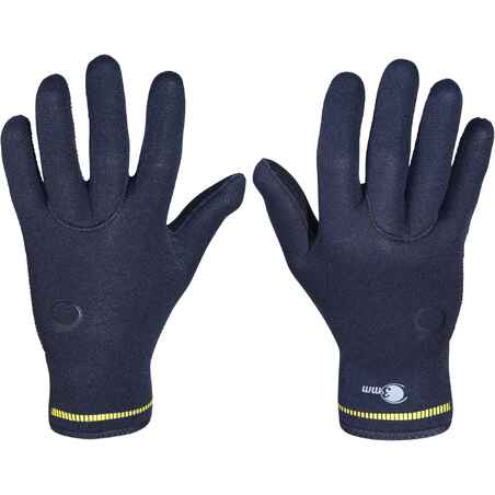 Diving gloves 3 mm neoprene black