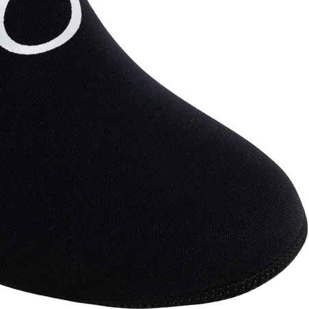 Zapatos Neopreno 2 mm Buceo Negro