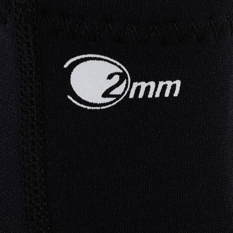 Neoprene diving boots 2 mm - black