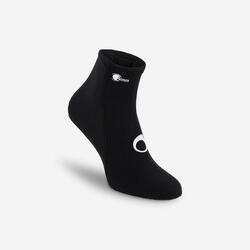 Chaussettes plongée néoprène 2mm - noir