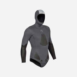 Men's  3 mm neoprene jacket SPF 500 grey