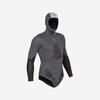 Neoprenjacke Apnoetauchen SPF 100 3 mm grau/blau