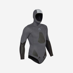 Veste Chasse sous-marine Homme néoprène 3mm - SPF 500 gris