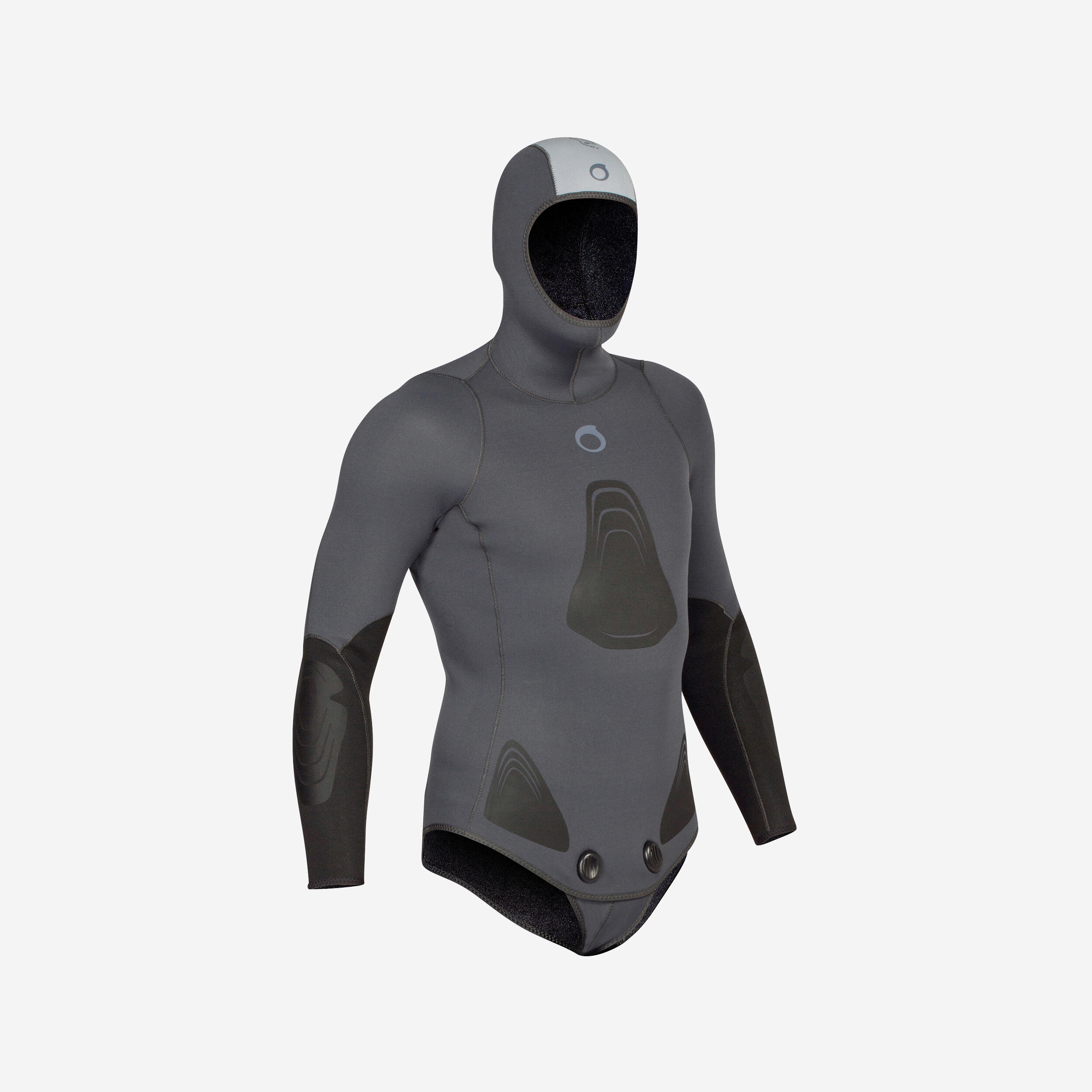 Decathlon | Giacca pesca subacquea uomo 500 neoprene 3 mm grigia |  Subea