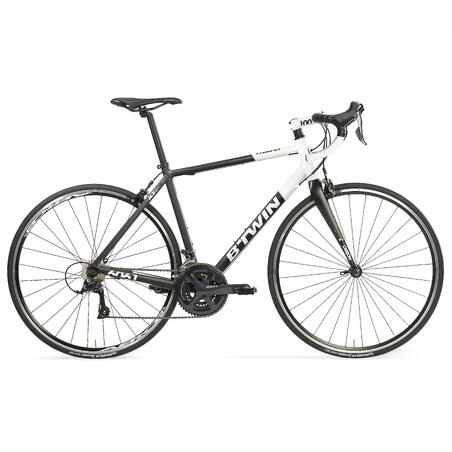 VELO ROUTE CYCLOTOURISME TRIBAN 520 NOIR/BLANC - Decathlon