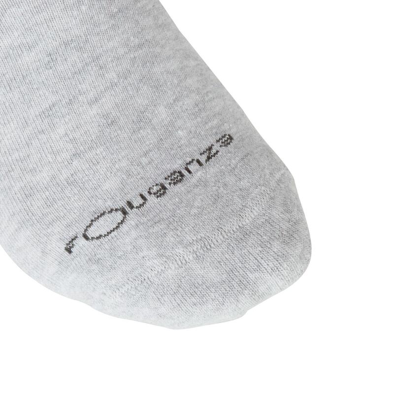 Chaussettes équitation adulte LOSANGES gris clair et gris foncé