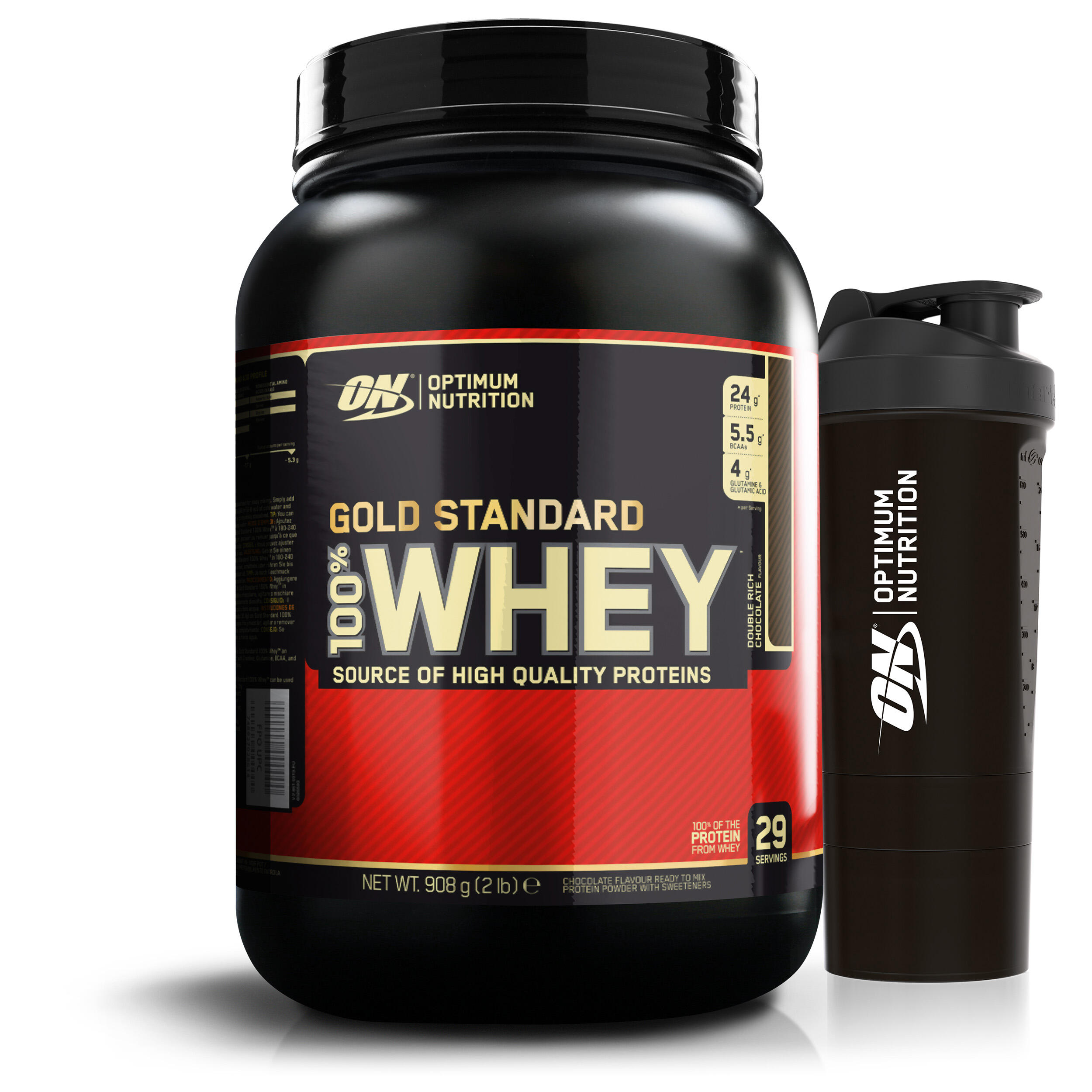 OPTIMUM NUTRITION Sp. Offer Optimum Gold Whey Standard Protein Choco + Shaker