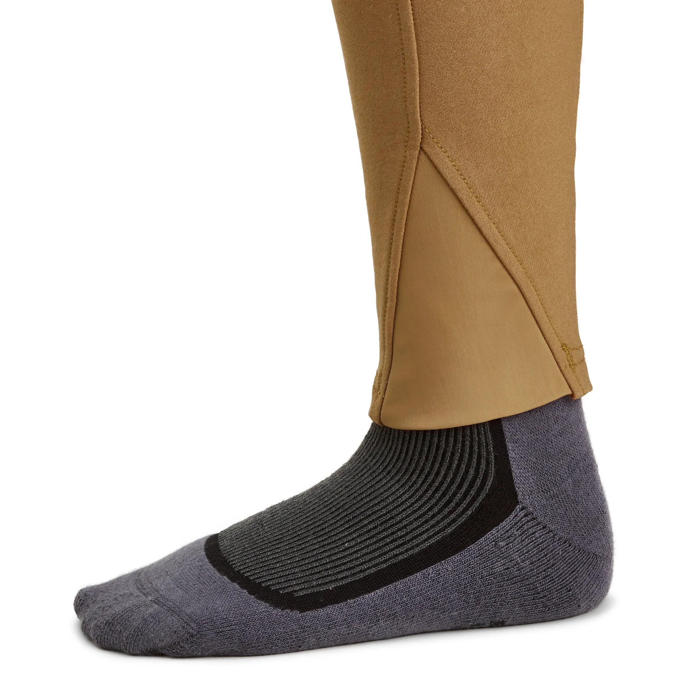 BR560 Grip Kids' Horse Riding Silicone Patch Jodhpurs - Camel 14/22