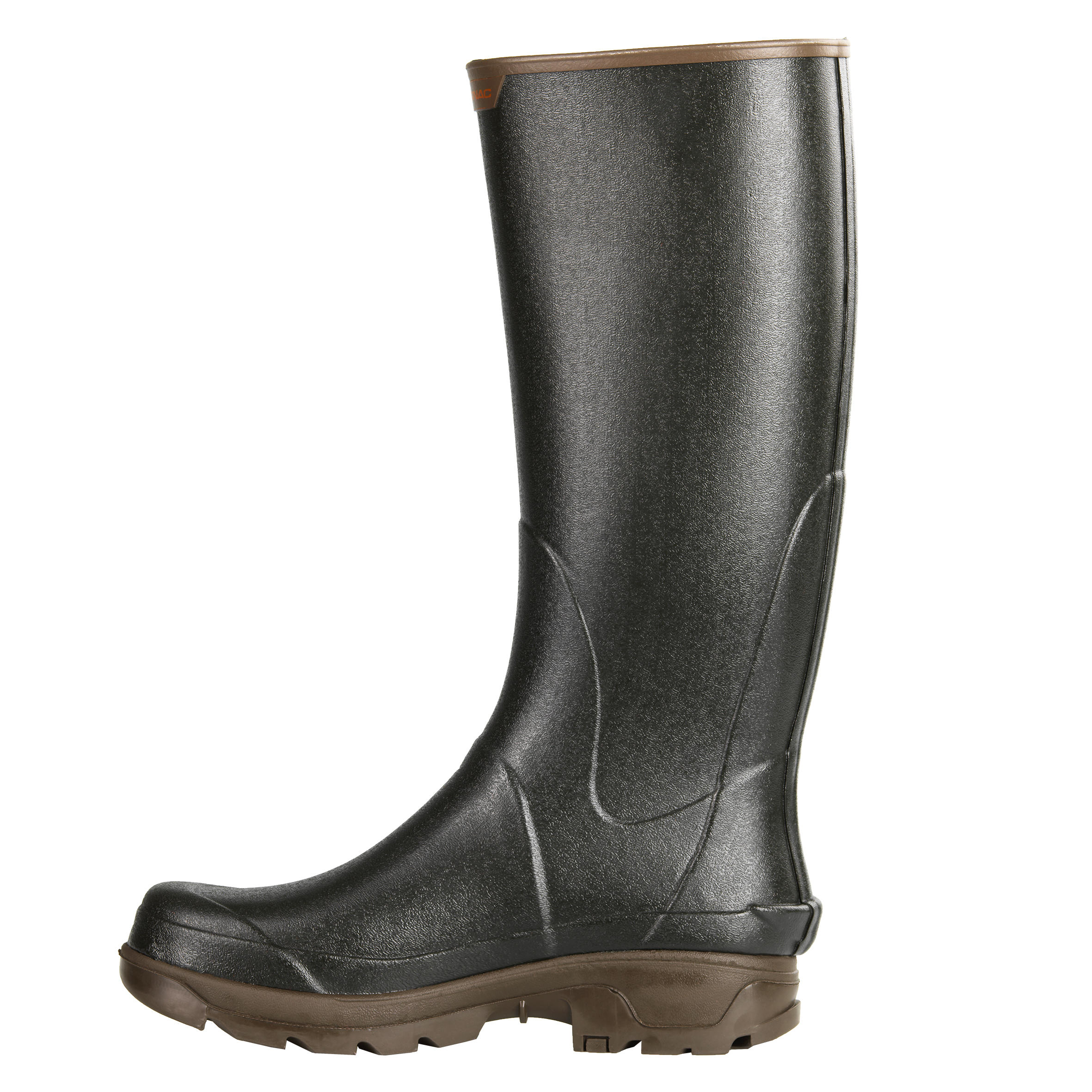 botte caoutchouc avec fermeture eclair