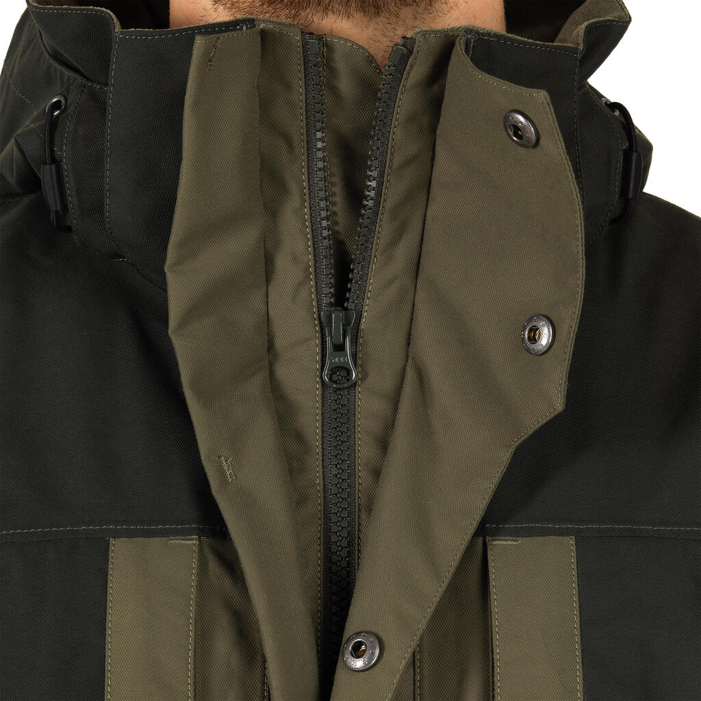 Hunting Reinforced Waterproof Jacket 500