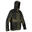 VESTE CHASSE IMPERMEABLE RENFORT VERTE 500