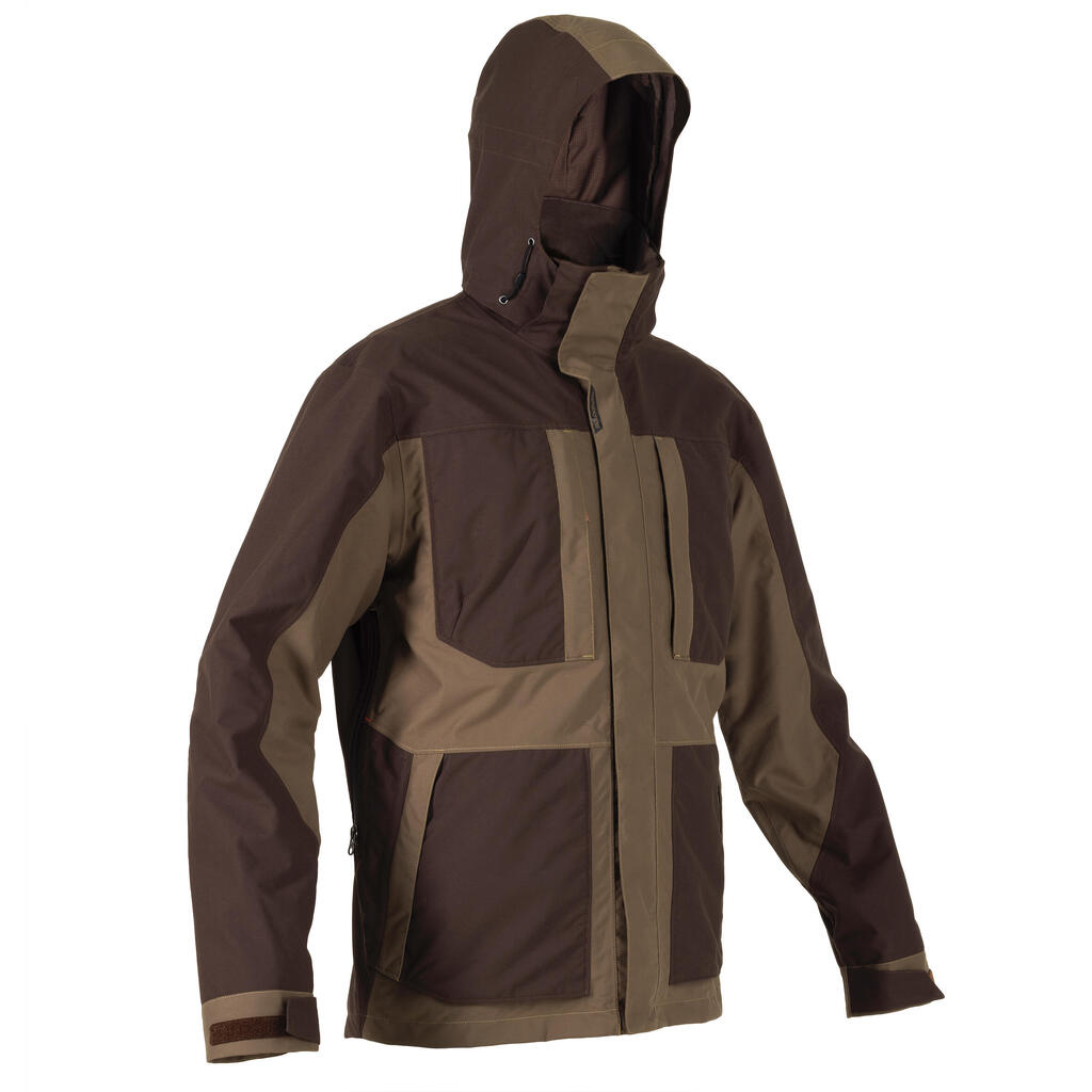 Jagd-Regenjacke Renfort 500 braun