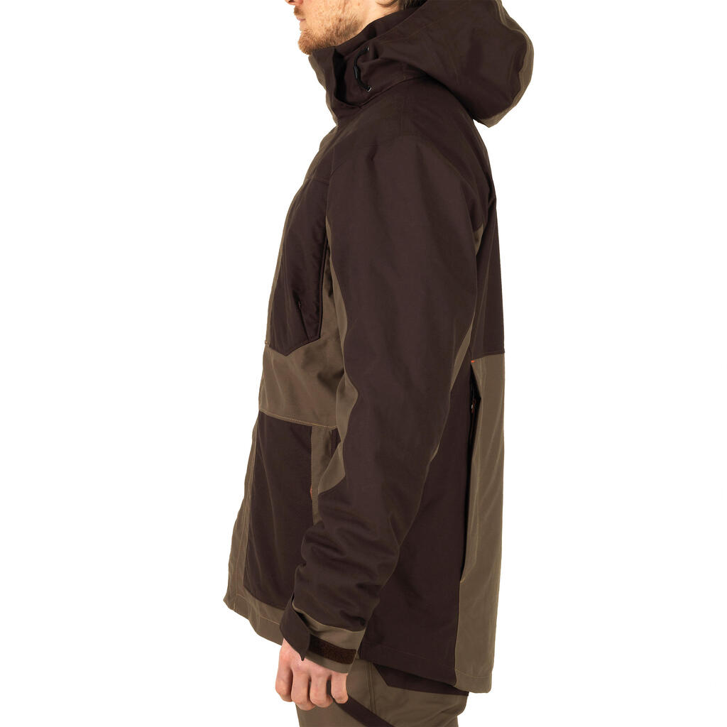 Jagd-Regenjacke Renfort 500 braun