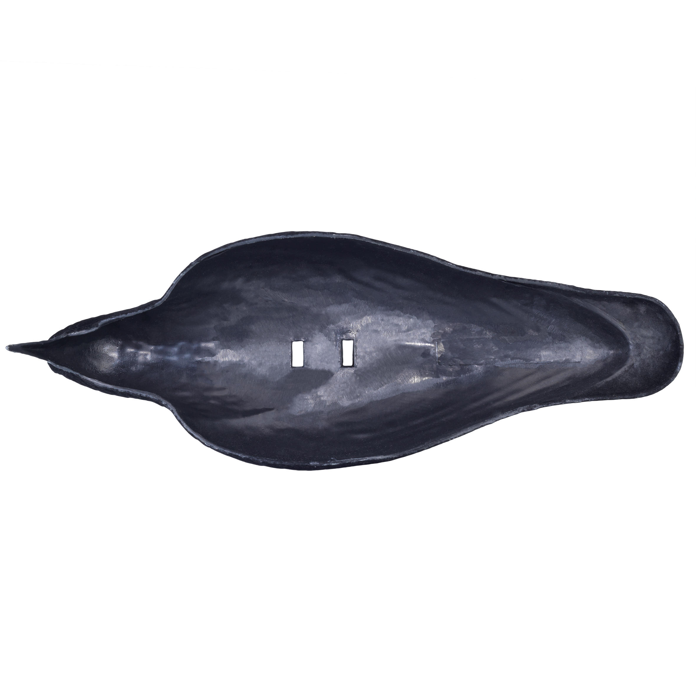 COQUILLE CORBEAU FLOQUE AVEC TIGE 6/6